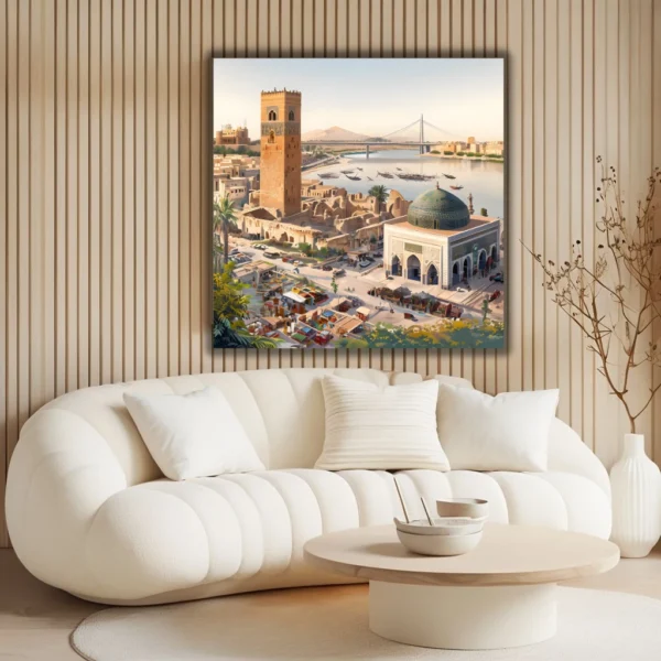 Hassan Tower art